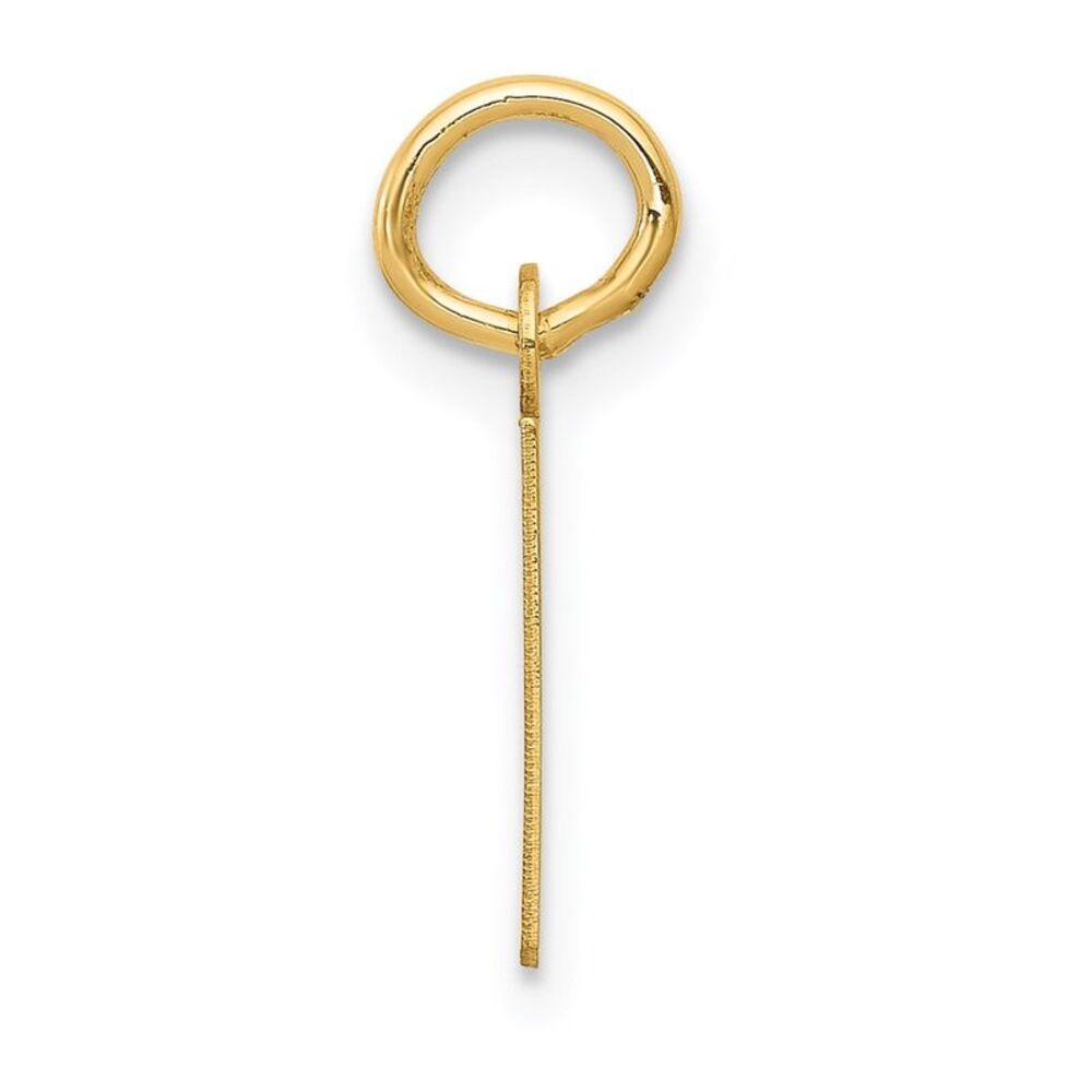 Kazi Luxury 14k Yellow Gold Small Slanted Block L… - image 2